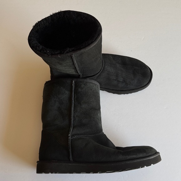 UGG Classic short boots black men’s 14 VGUC - Picture 2 of 7